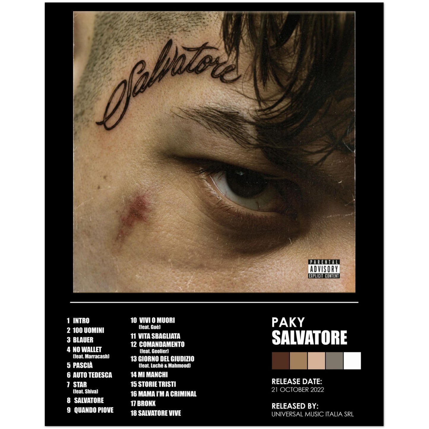 Poster album "Salvatore" (Paky)