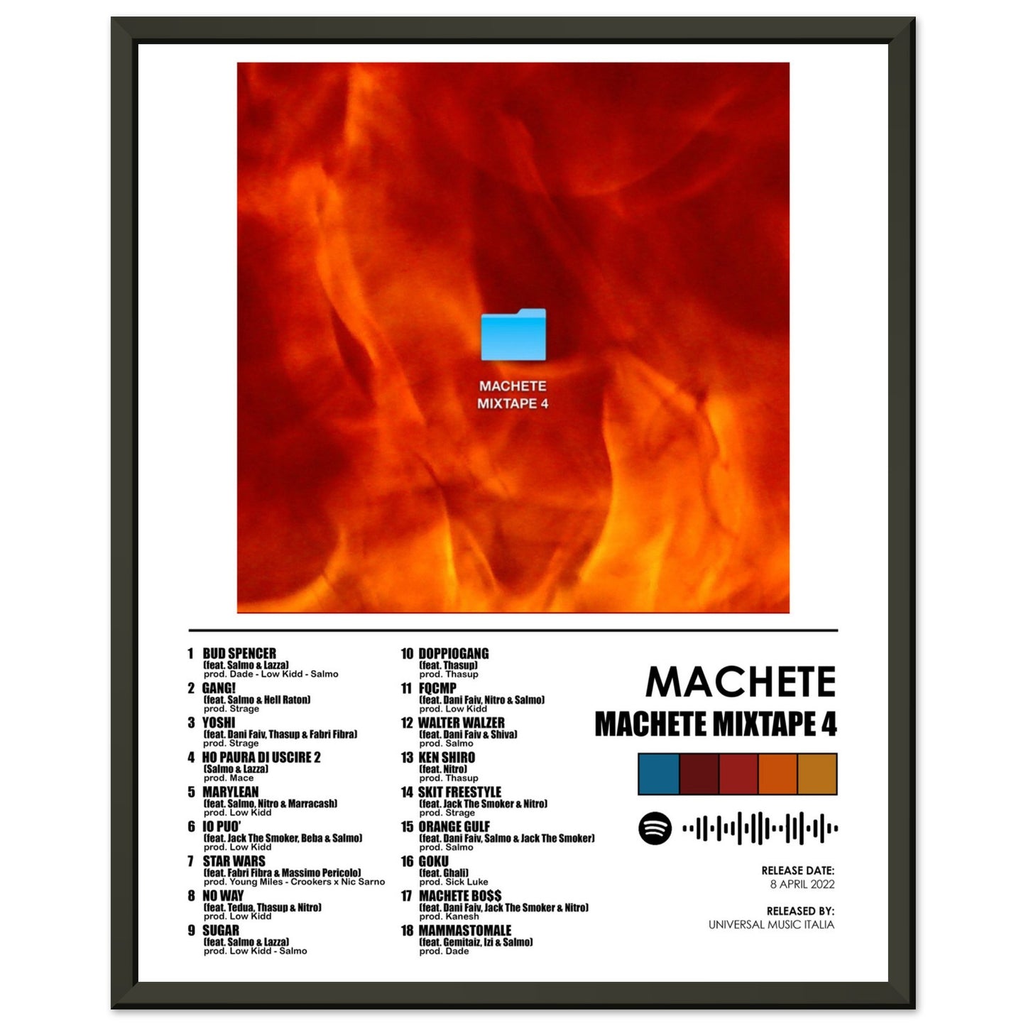 Poster album "Machete mixtape 4" (Machete)