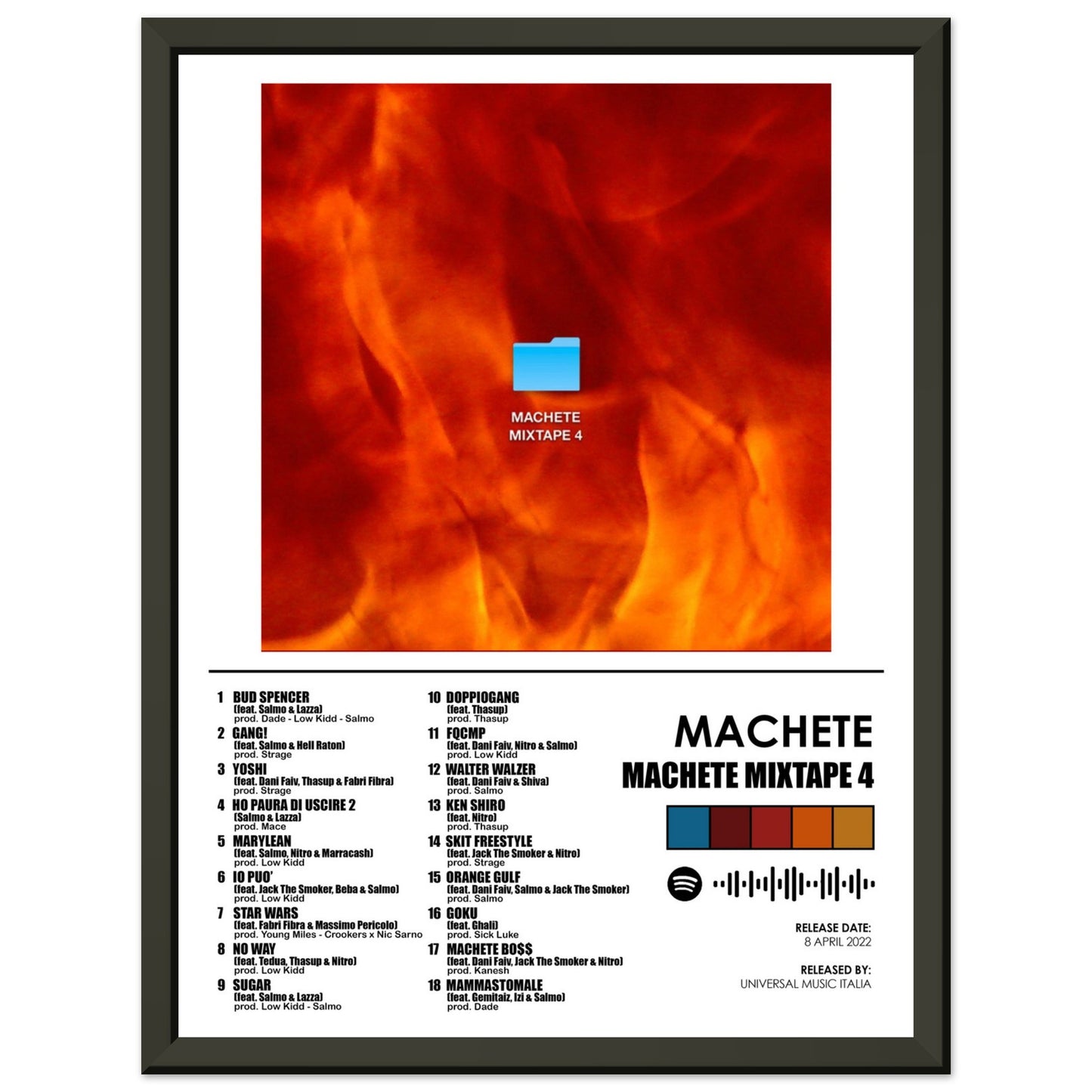 Poster album "Machete mixtape 4" (Machete)