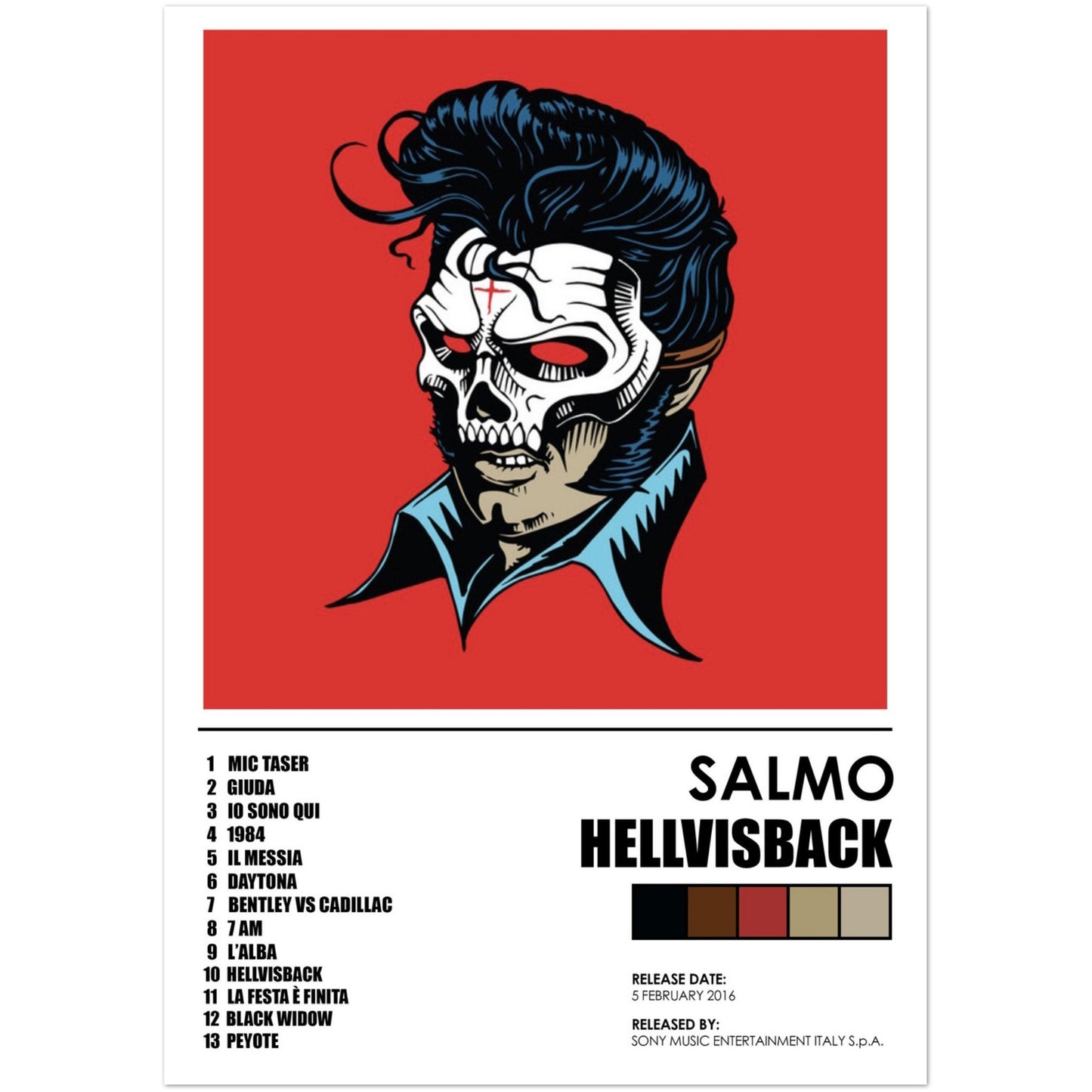 Poster "Hellvisback" (Salmo)