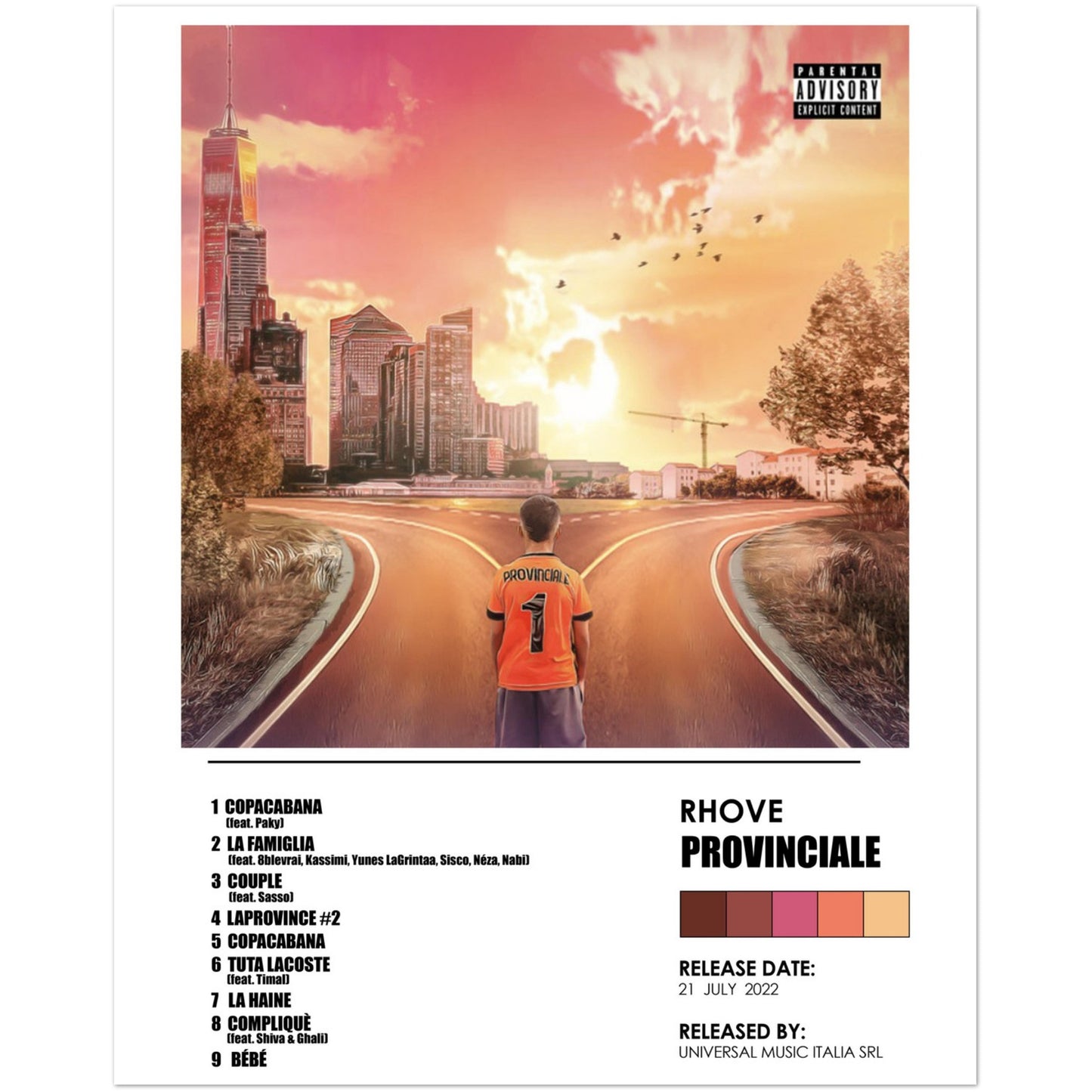 Poster album "Provinciale" (Rhove)