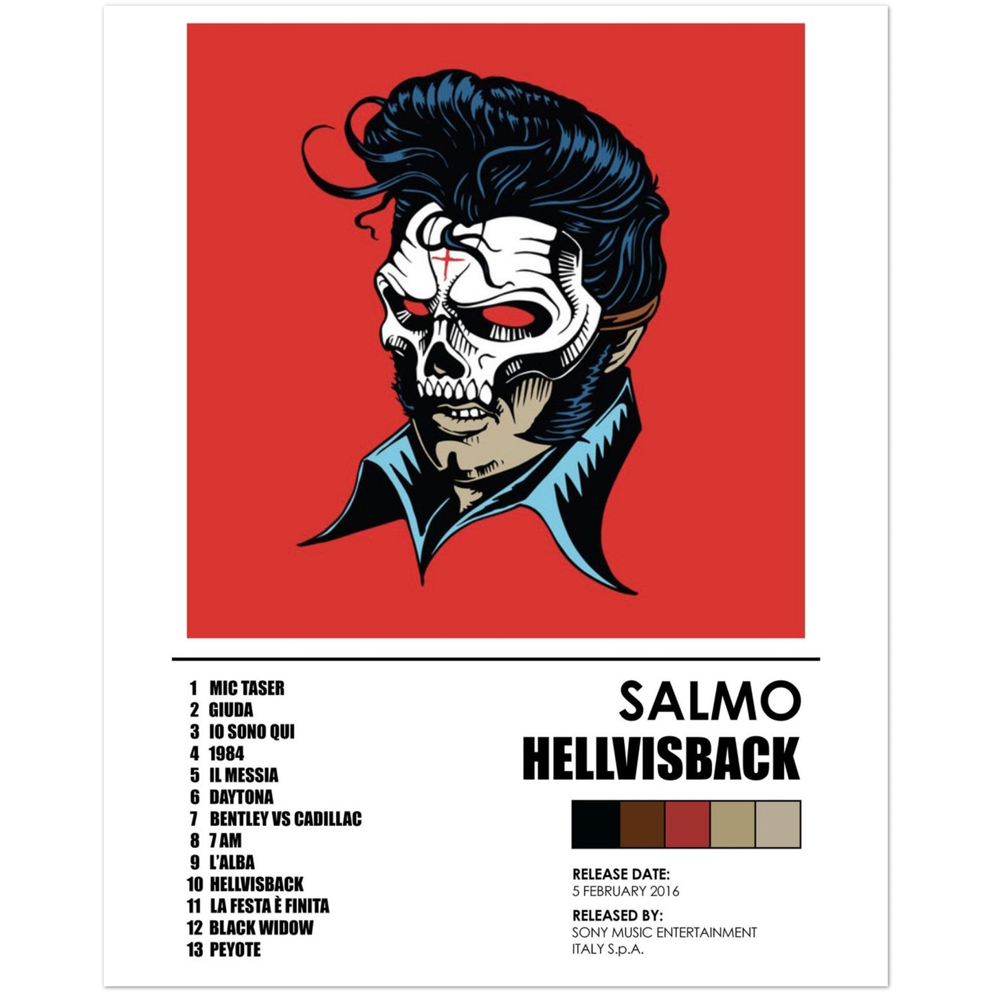 Poster "Hellvisback" (Salmo)