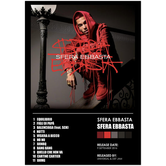 Poster album "Sfera Ebbasta" (Sfera Ebbasta) 