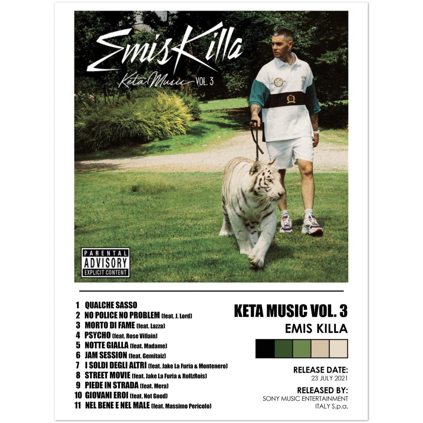 Poster "Keta Music Vol. 3" (Emis Killa)