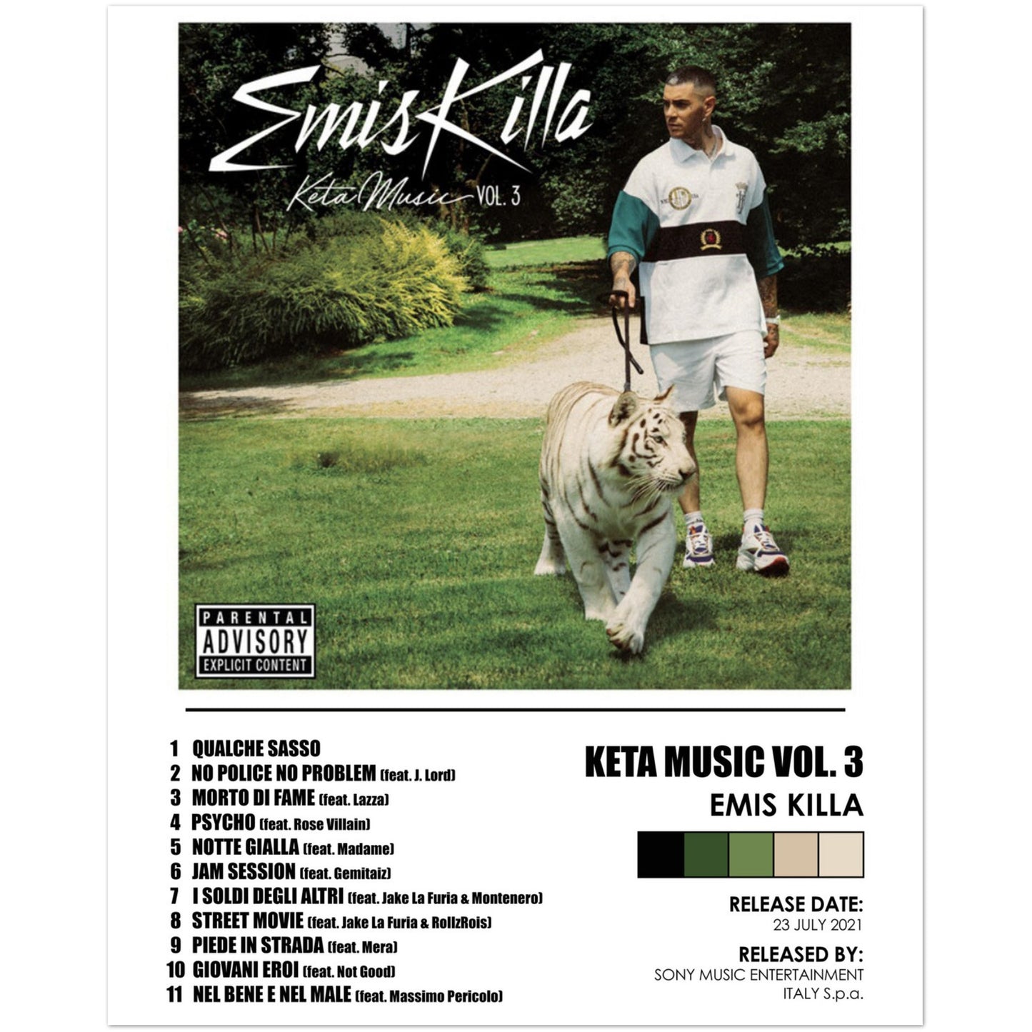 Poster "Keta Music Vol. 3" (Emis Killa)