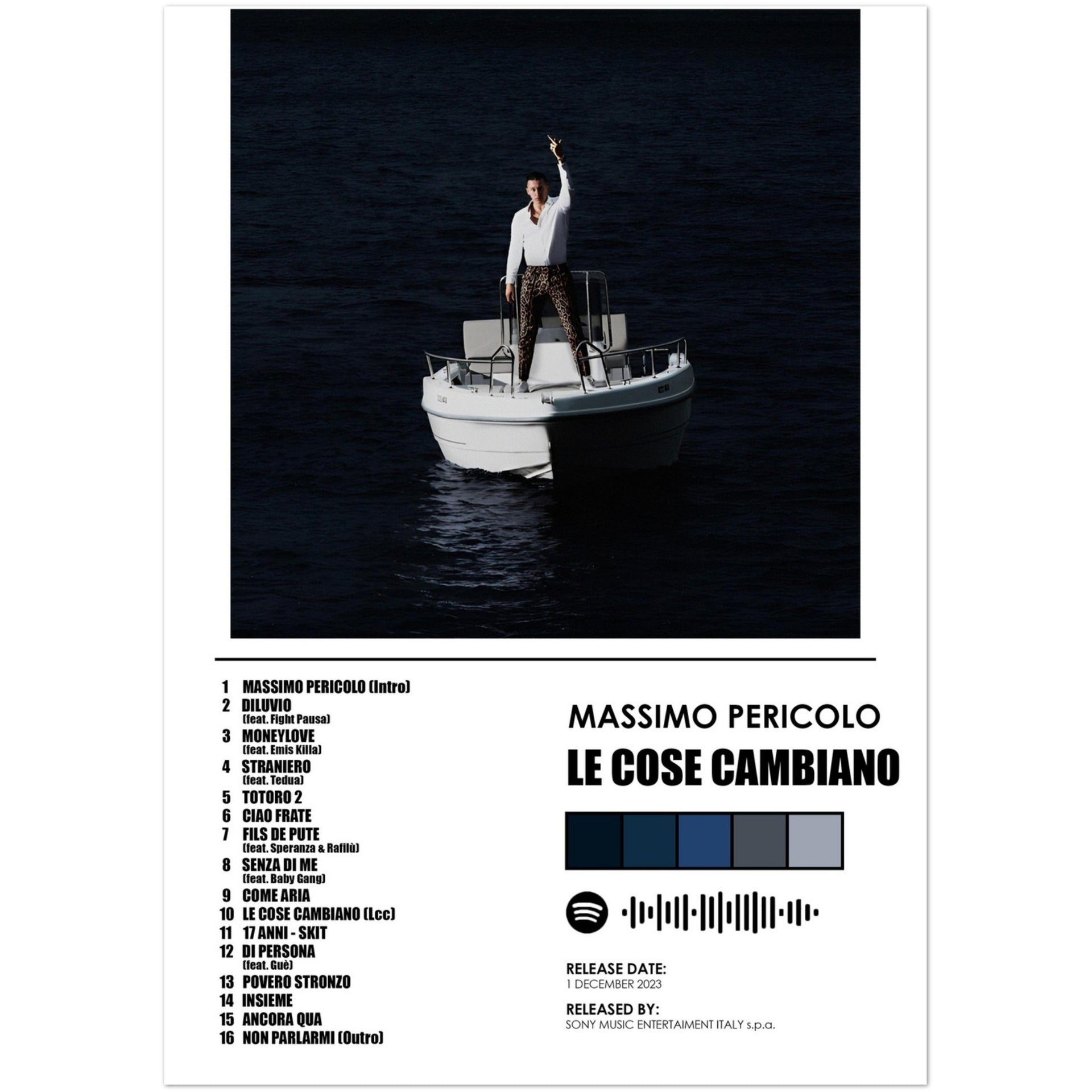 Poster album Le cose cambiano (Massimo Pericolo) – 4posterplace