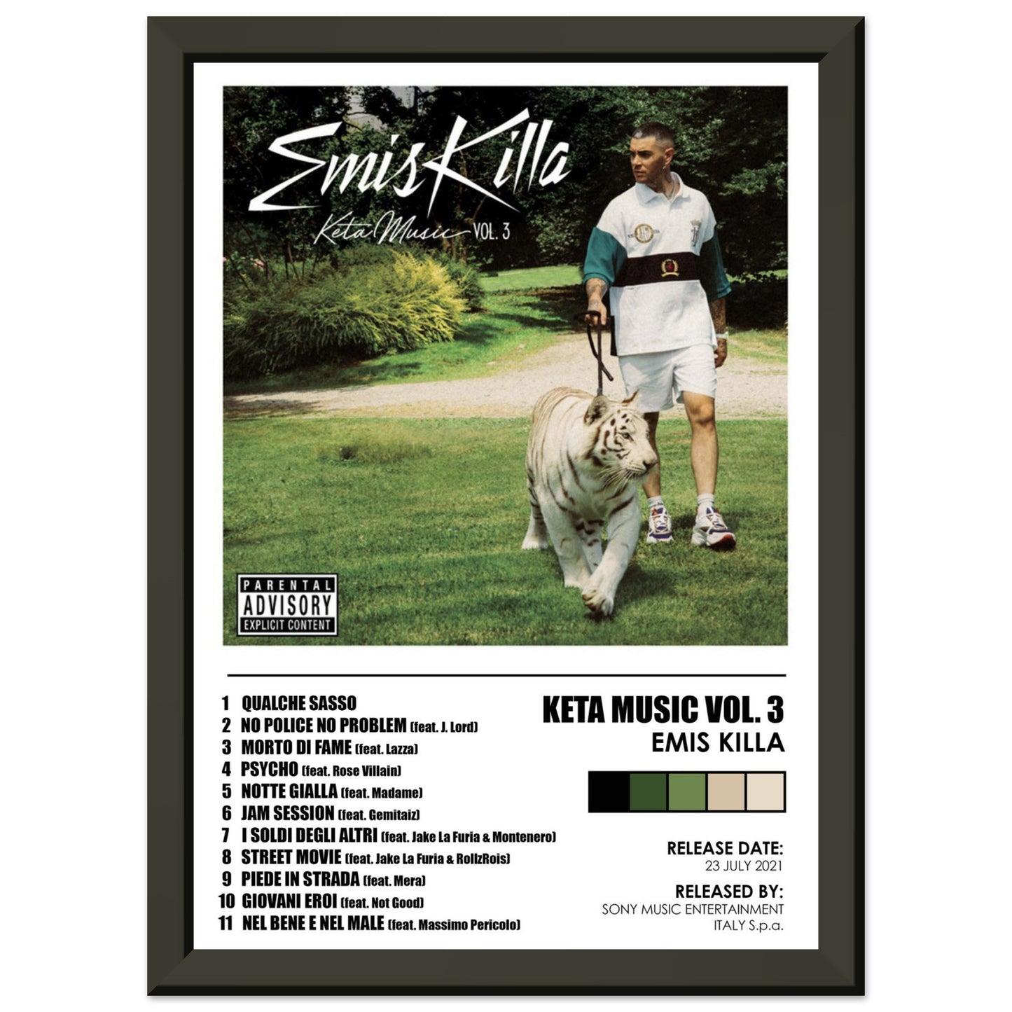 Poster "Keta Music Vol. 3" (Emis Killa)