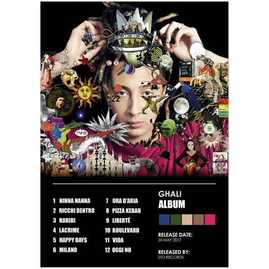 Poster album "Album" (Ghali)