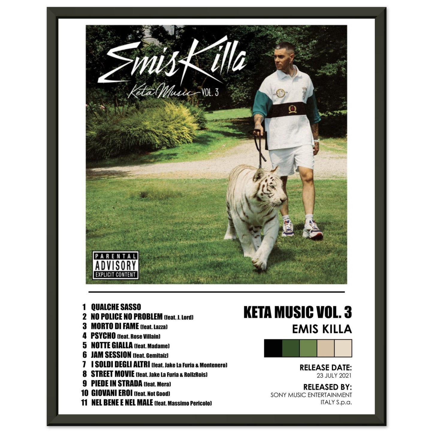 Poster "Keta Music Vol. 3" (Emis Killa)