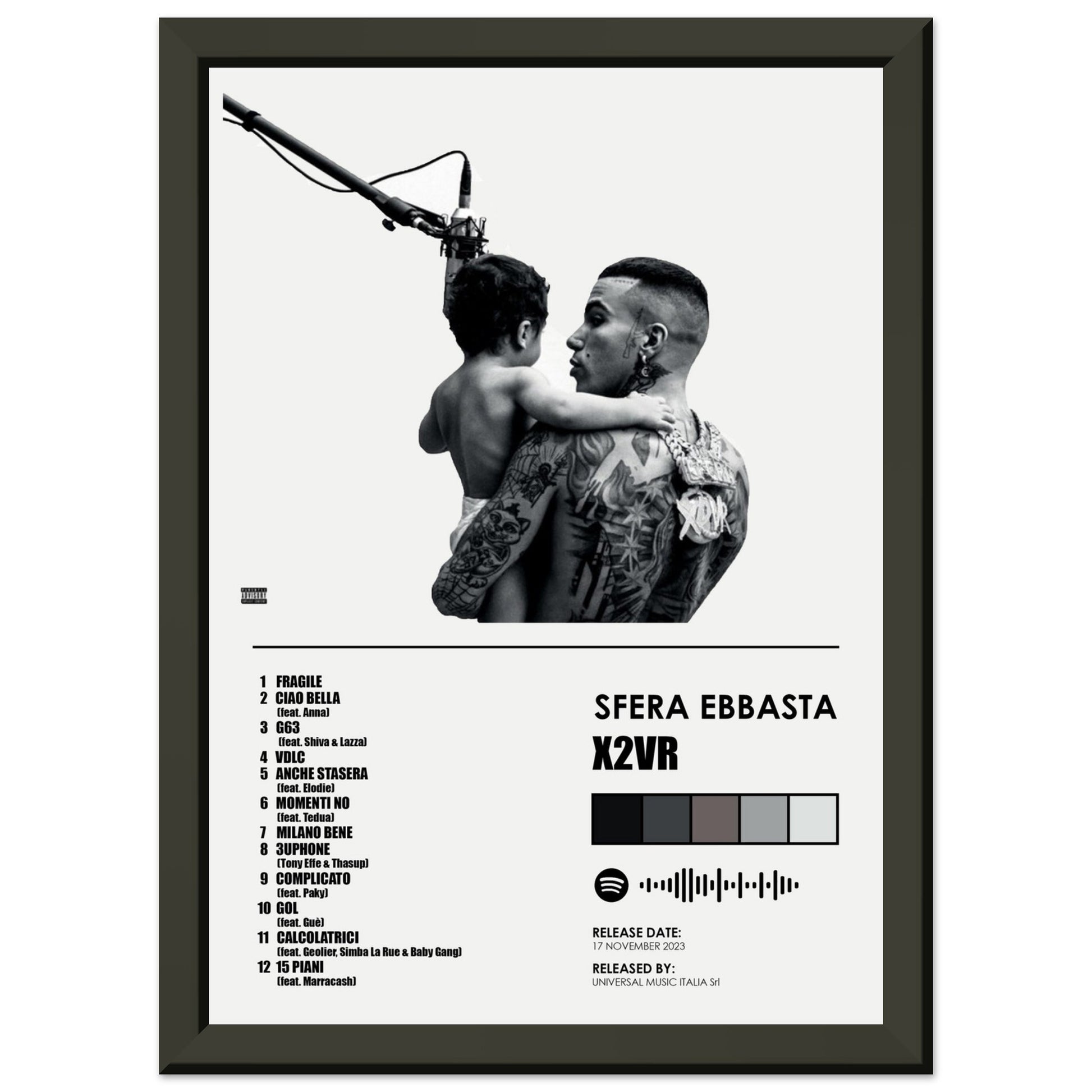 Poster X2VR (Sfera Ebbasta) – 4posterplace