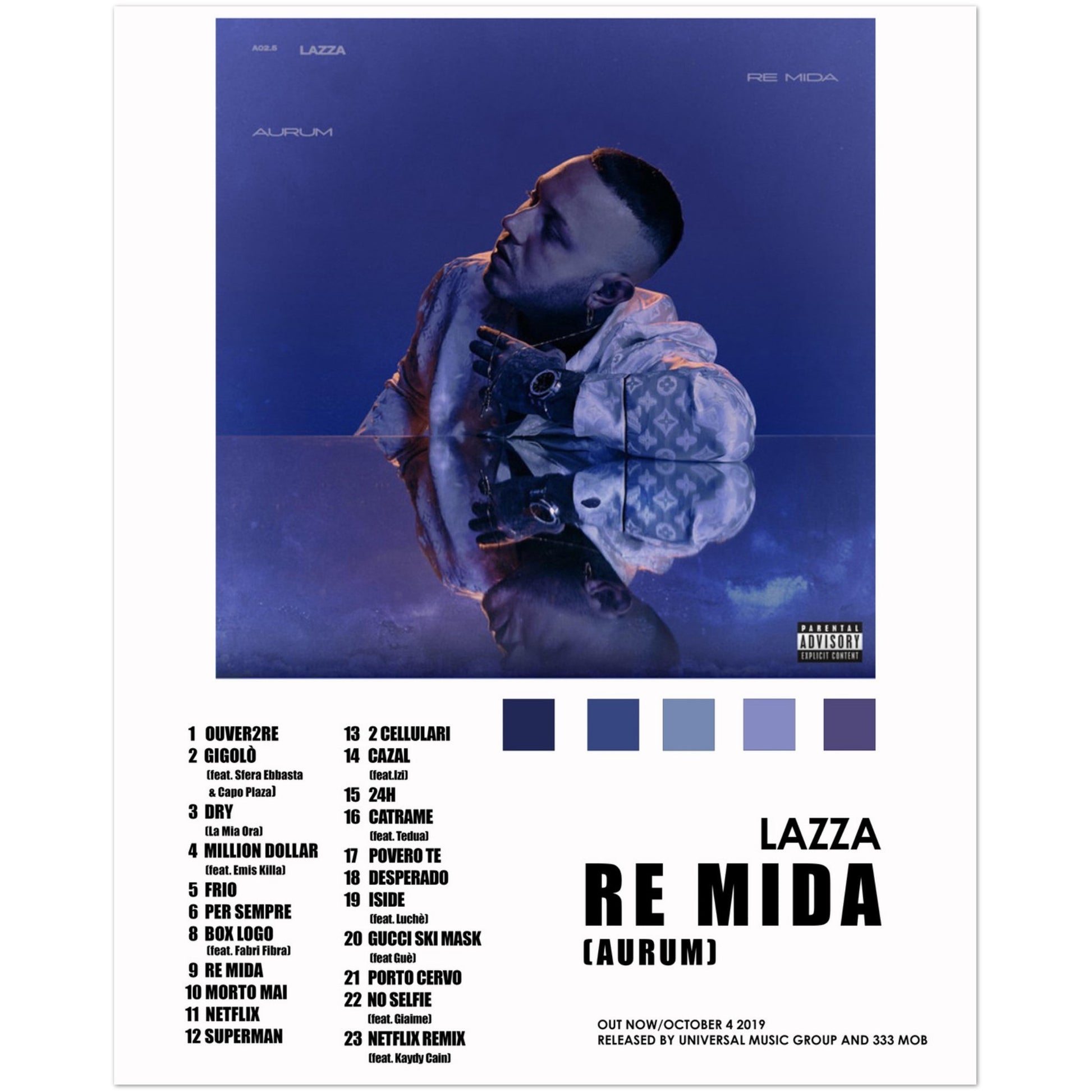 Poster album Re Mida (Arum) (Lazza) – 4posterplace