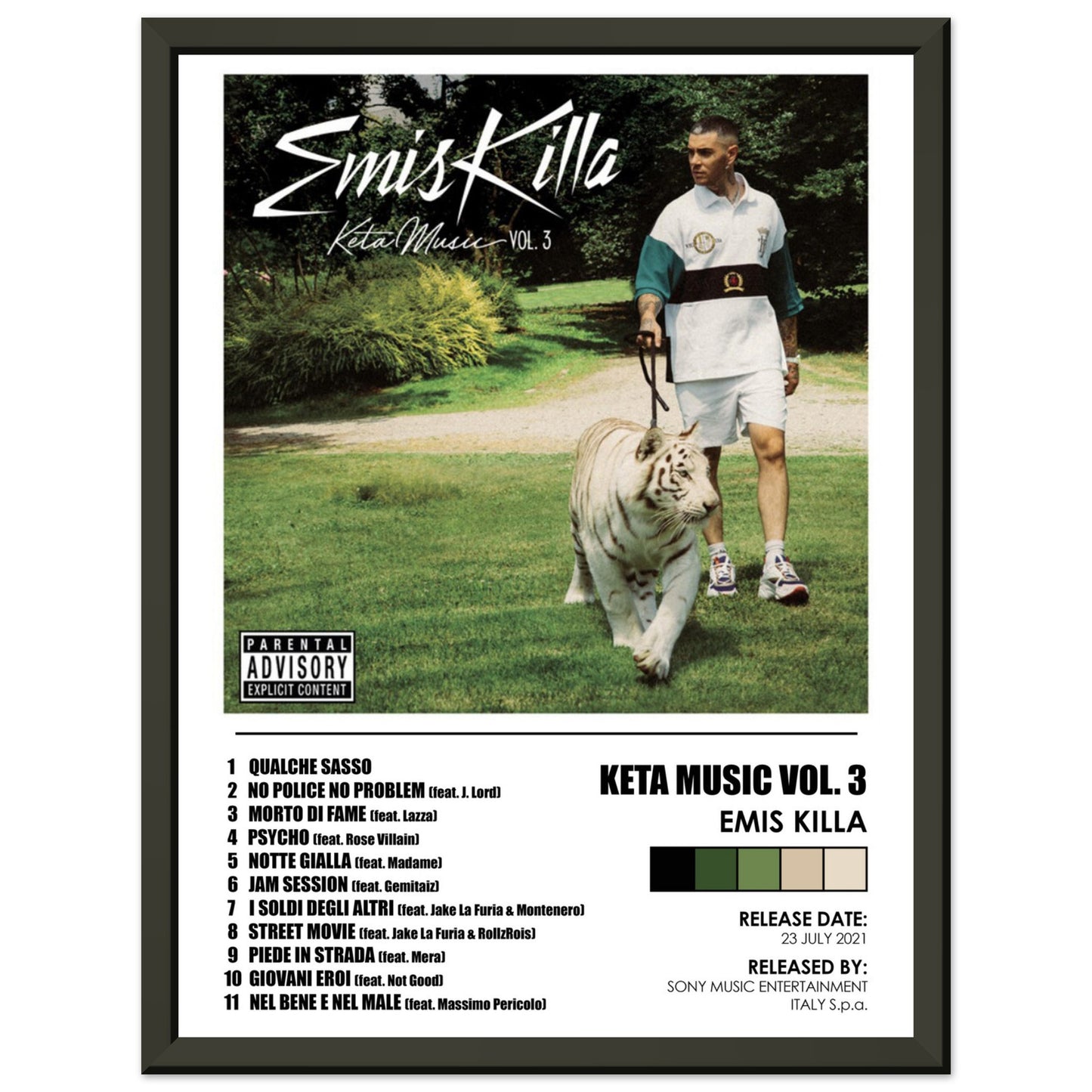 Poster "Keta Music Vol. 3" (Emis Killa)